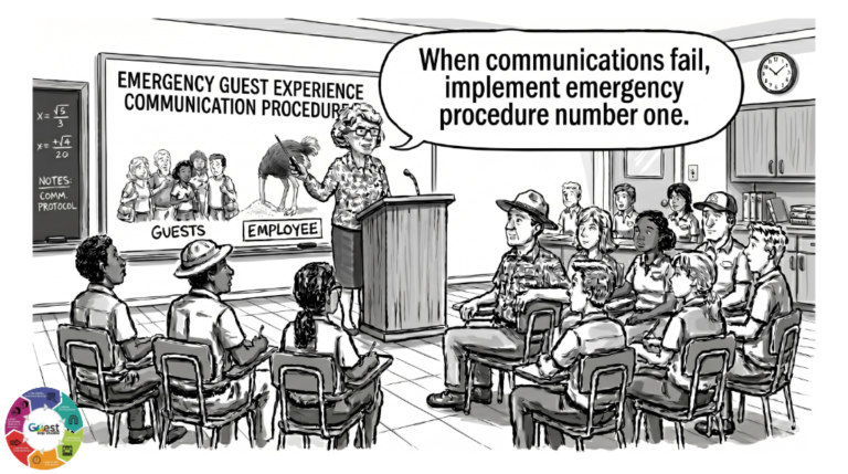 Internal communications can severely and negatively impact the guest experience.