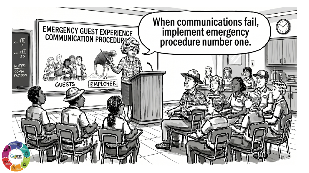 Internal communications can severely and negatively impact the guest experience.